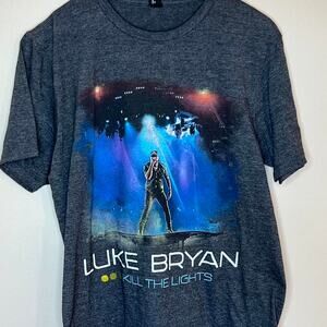 Luke Bryan Kill the Lights Tour Tee Size Medium